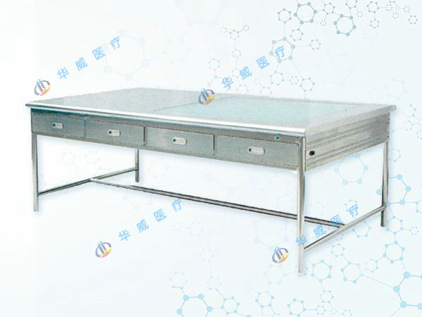 F9 不鏽鋼工作台 雙麵（miàn）、8抽帶（dài）燈